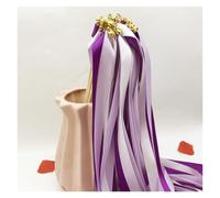 KRFVGYQNK Bastoncini con Nastri Colorati Assortiti, 50 PCS Multicolor Silk Ribbon Wands for Wedding And Birthday Party Decorations Rhythmic Dance(Colour a)