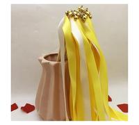 KRFVGYQNK Bastoncini con Nastri Colorati Assortiti, Multicolor Silk Ribbon Wands 10/30/50 PCS Party Decorations Rhythmic Dance(Colour J,30pcs)