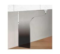 KRFVGYQNK Gambe per tavolo in acrilico trasparente, Gambe for Mobili In Acrilico A Forma Di 7 Preforate for Tavolo, Scrivania, Armadietto, 40-70 cm, Confezione Da(50cm/20in)