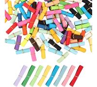 KRFWGUU 100 Pezzi Pergamena Da Scrivere,Sfusi Da Scrivere Mix Vuoto Colorato Etichette Piccole Note Per Il Compleanno Dei Bambini Calendario Dell'Avvento O Compleanno,Colore Casuale