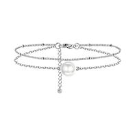 KRFY Bracciale per Donna Argento 925, Scintillio Diamante Zirconia Stella del Cuore Bracciali a Catena di Collegamento Regolabile Braccialetti di Compleanno per la Festa della Mamma per Te Donna