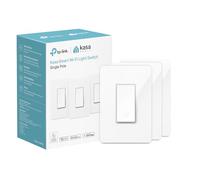 Krger Kasa Smart Light Switch by TP-Link, Single Pole, Needs Neutral Wire, 2,4 GHz WiFi Light Switch funziona con Alexa e Google Assistant, UL Certified, confezione da 3 (HS200P3)