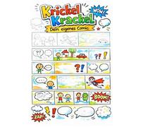 Krickel Krackel Dein eigenes Comic DIY: Ein DIY-Comicbuch zum Zeichnen, Erzählen und Gestalten - mit Kästchen, Sprechblasen und Ideenhilfen