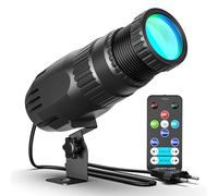 KRIDERISH LED Pin Spot Luce 20W RVBW 4 in 1 Beam Spot Lights con Telecomando 4 modalità Proiettore a Sfera da Discoteca per Feste Bars Discoteca Matrimoni Spettacoli