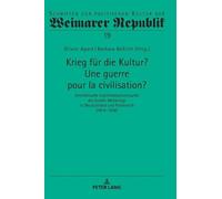 Krieg fuer die Kultur? Une guerre pour la civilisation? (Copertina rigida)