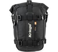 Kriega Borsa posteriore per moto, borsa posteriore per moto, borsa posteriore e serbatoio US-5, impermeabile, unisex, multipurpose, per tutto l'anno, nylon, nero, Nero, 5 lt.
