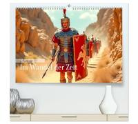 Krieger - Im Wandel der Zeit (hochwertiger Premium Wandkalender 2026 DIN A2 quer), Kunstdruck in Hochglanz: Ein KI-Kalender, der die Vielfalt historischer Krieger in starken Bildern interpretiert.