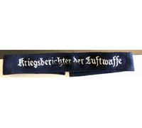 Kriegsberichter der Luftwaffe fascia da braccio correspondente della guerra