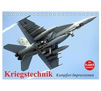 Kriegstechnik. Kampfjet-Impressionen (Tischkalender 2026 DIN A5 quer), CALVENDO Monatskalender: Die Kriegstechnik der U.S. Luftwaffe in tollen Bildern