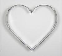 Krifka - Stampino a forma di cuore, in acciaio inox, 9,5 cm
