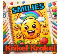 Krikel Krakel Malbuch: Smilies - Lachende Gesichter zum Ausmalen