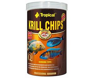 KRILL CHIPS 1000ml / 500g - Alimento che migliora il colore con un alto contenuto di krill antartico (40%)