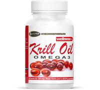KRILL OIL OMEGA 3 1000 Mg | Olio Di Krill Antartico Puro Con Astaxantina, EPA E