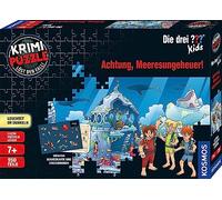 KOSMOS Krimi Puzzle: Die drei ??? Kids - Achtung, Meeresungeheuer! (IN TEDESCO) - 1 pz.
