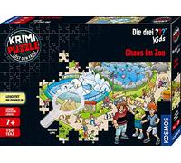 Franckh-Kosmos- Die DREI Kids, Colore Puzzle crimico, 1000, 697990