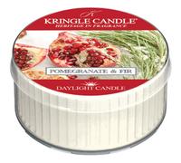 Kringle Candle Pomegranate & Fir Daylight candela scaldavivande 42 g