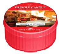 Kringle Candle Whiskey & Embers candela scaldavivande 42 g