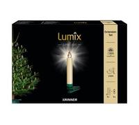 Krinner 74432 Ghirlanda Avorio Monocromatico Natale IP44 Batteria 5 pcs