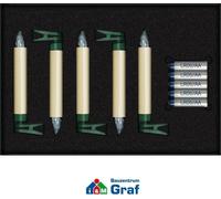 Krinner Lumix Superlight senza Fili LED Christian Albedo Candele 5er Prolunga /#