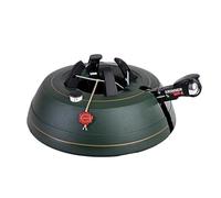 KRINNER® Ultra Grip XL - Supporto per albero di Natale, con pedale, con campana di sicurezza e serbatoio dell'acqua da 4,5 litri, altezza fino a 3,0 m, prodotto in Germania 94245, verde opaco