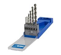 Krino 01068314 HSS-G Punte Rettificate per Alluminio, Set da 6 Pezzi, Acciaio