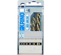 Krino 01155204 - HSS-CO Set Punte Rettificate In Cobalto Per Acciaio Inox - 6 Pe