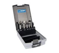 Krino 01270110 - Set di Frese a Incassare e Svasare, 6 Pezzi - Ø 6,3-8,3-10,4-12,4-16,5-20,5