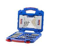 Krino 09030285 Start Set Misto per Avvitatura e Foratura, Blu/Rosso, Set di 88 Pezzi