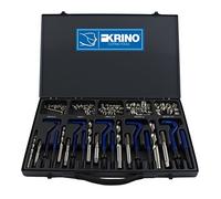 KRINO 10605100 Set Completo Riparazione Filettatura DANNEGGIATA M5÷M12, Acciaio