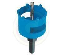 Krino 2101504000 - Fresa Perforatrice A Tazza Per Edilizia con Denti In Metallo Duro Speciale Ceramica - Ø 40 mm