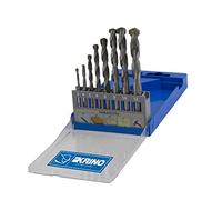 KRINO 3085203 Set 8 Pezzi Punte FORATUTTO universali 3÷12 mm, Acciaio