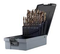 Krino Assortimento serie di punte cobalto HSS-CO 5% in scatola ABS 25 Pezzi