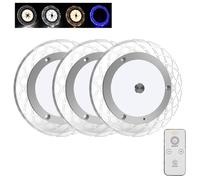 Kriogor 3Pcs Plafoniera LED 12V Camper, Plafoniera LED 12 Volt per Camper 12V Interruttore con 600LM Illuminazione Interna Camper per Rimorchio, Camper, Barca