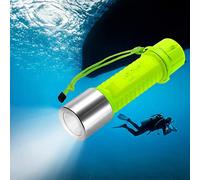 Kriogor Torcia Subacquea LED da 1100 Lumen Ricaricabile, 3 modalità Impermeabile IPX8, 30m torcia sub per gli sport subacquei professionali all'aperto