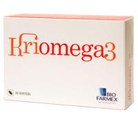 KRIOMEGA 3 integratore per apparato cardiocircolatorio 30 capsule gel