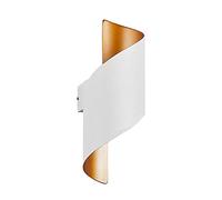 KRIPINC Applique da Parete LED Su e Giù IP65 per Interno ed Esterno, Bianco | Lampada da Esterno Alluminio 10W Impermeabile, per Soggiorno Camera da Letto Bagno Corridoio Scala Portico Terrazza Giardino