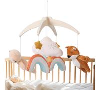 Krippenmobile - Peluche a forma di animale per passeggino | Giocattolo di peluche per cellulare, adatto per camera da letto, soggiorno, sala giochi, asilo, casa, appartamento, riposo e