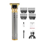 Kripyery 1 set tagliacapelli elettrico ad alta efficienza senza capelli bloccati pratico rasoio professionale USB ricaricabile M