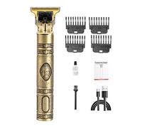 Kripyery 1 set tagliacapelli elettrico ad alta efficienza senza capelli bloccati pratico rasoio professionale USB ricaricabile B