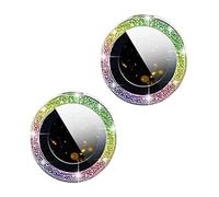 Kripyery Occhiali temperati per lenti 1 set accessori per cellulari compatti compatibili con iPhone 14 13 Pro Plus Pro Max Mini resistente all'usura pellicola per obiettivo fotocamera per iPhone 14 Pro/14 Pro Max