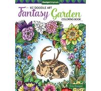 Krisa Bousquet KC Doodle Art Fantasy Garden Coloring Book (Tascabile)