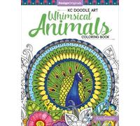 Krisa Bousquet KC Doodle Art Whimsical Animals Coloring Book (Tascabile)
