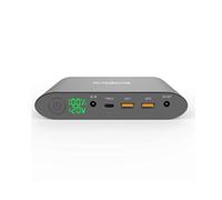 Krisdonia 25000mah Power Bank Batteria Esterna Caricabatterie con Type-C Port + DC Port + Quick Charge 3.0 Dual USB per Notebook, Macbook, Smartphone e Tablet