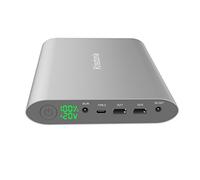 Krisdonia 50000mah Power Bank Batteria Esterna Caricabatterie con Type-C Port + DC Port + Quick Charge 3.0 Dual USB per Notebook, MacBook, Smartphone e Tablet