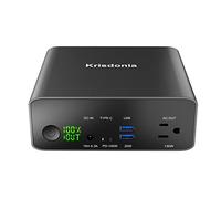 Krisdonia power bank, batteria esterna a ricarica rapida 40000mAh con presa AC/porta USB-C PD 100W / 2 USB-A QC3.0 caricatore portatile per laptop MacBook CPAP campeggio all'aperto viaggio