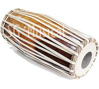 KRISHA KRAFTS Mridangam musicale, sintonizzato con cinghia, legno Kacha Pakka Shisham
