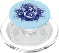 Krishna che suona flauto e corona di piume di pavone PopSockets PopGrip per MagSafe