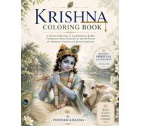 KRISHNA COLORING BOOK: A Peaceful Journey Through Divine Art, Devotional Coloring Pages for All Ages