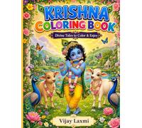 Krishna Coloring Book: Divine Tales to Color & Enjoy