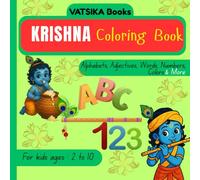 KRISHNA Coloring Book: Educational Spriritual Krishna coloring book for kids and children age 2 to 10